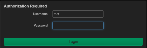 Première connexion à OpenWRT